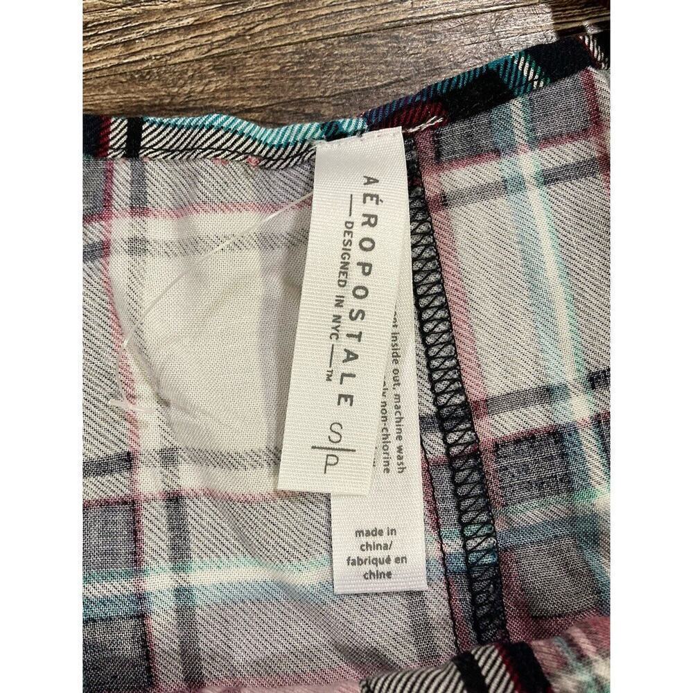 Aeropostale Plaid Strappy Slip Mini Dress Junior Size Small - Picture 3 of 8